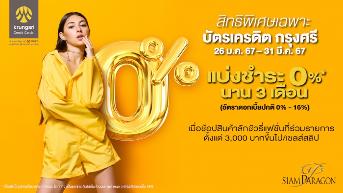 สิทธิพิเศษเฉพาะ บัตรเครดิต กรุงศรี